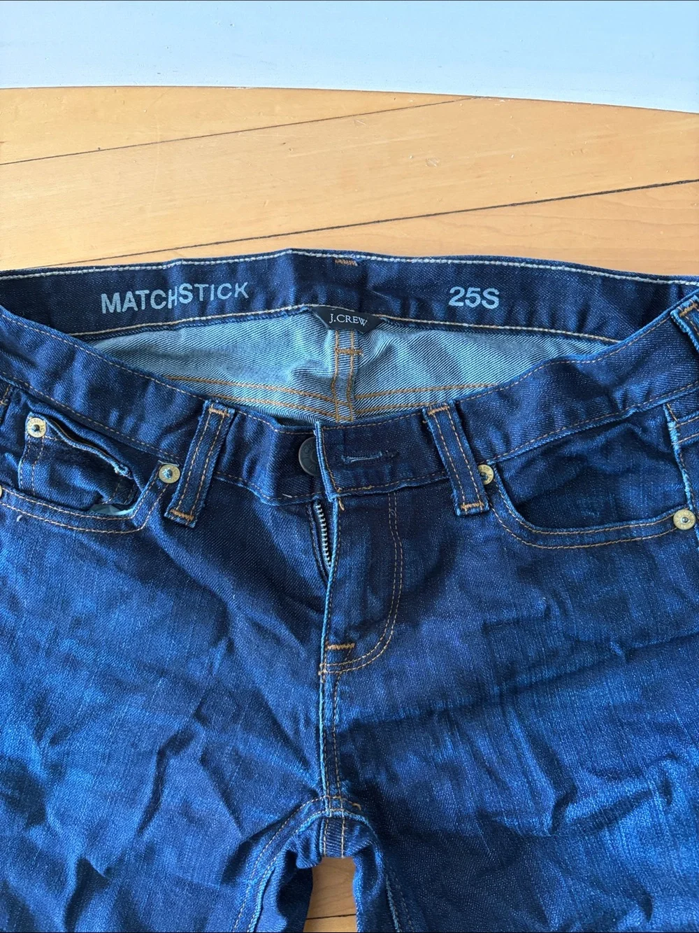 J. Crew Matchstick Dark Indigo Skinny Jeans for Women
